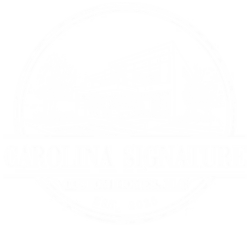 Carolina Signature Custom Homes Logo White Transparent