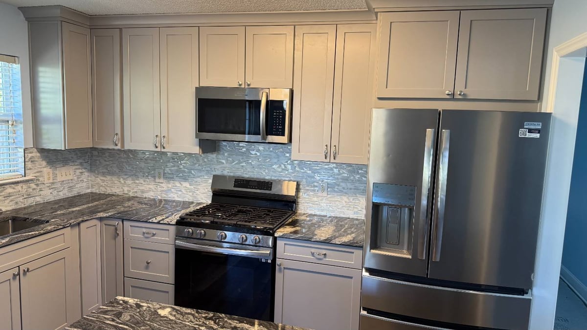 kitchen remodel with granite countertops and modern cabinetry by Carolina Signature Custom Homes in Aitken Charlotte NC-optimized