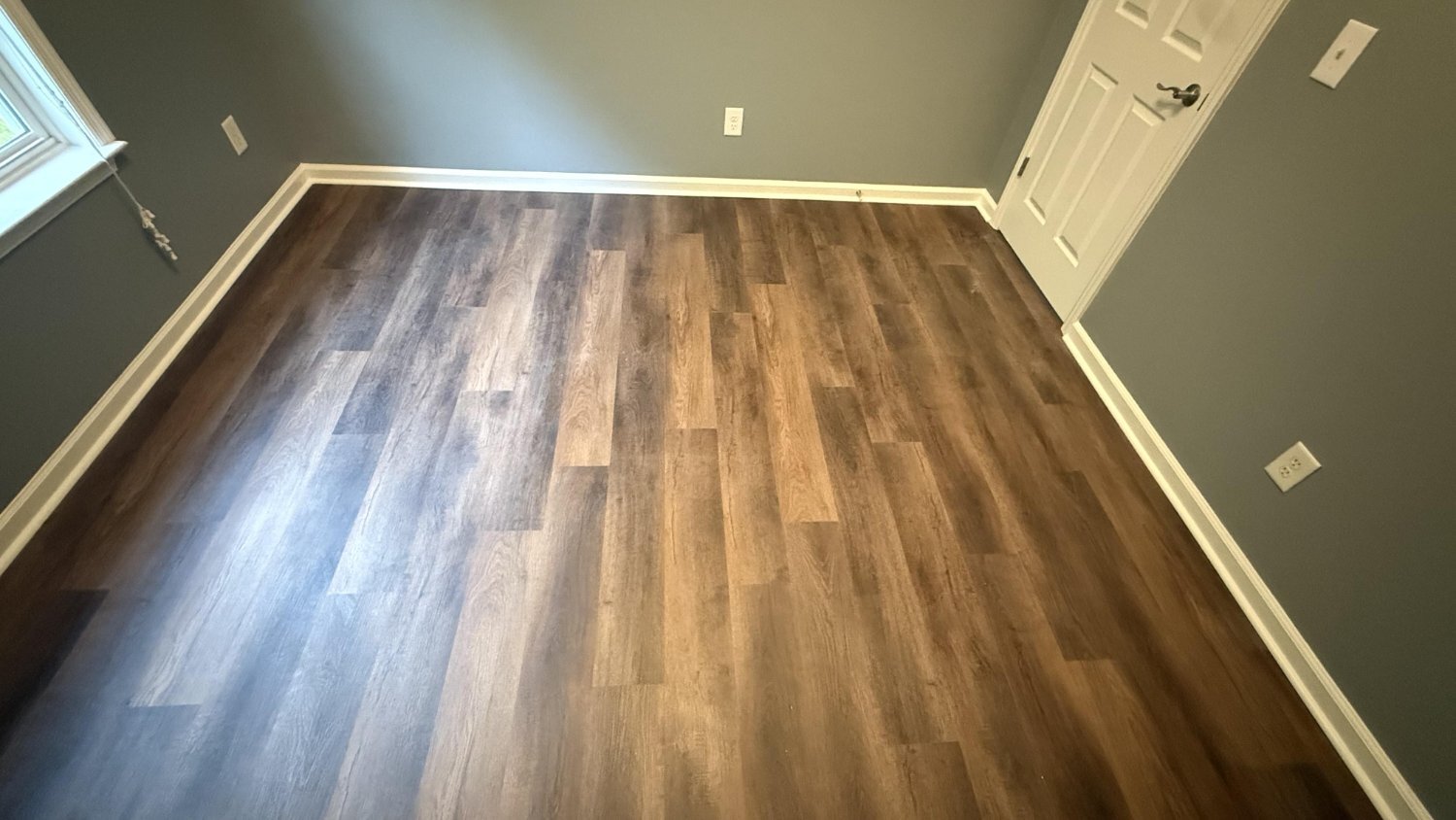 close-up of modern wood flooring with natural grain in Mooresville NC by Carolina Signature Custom Homes-optimized
