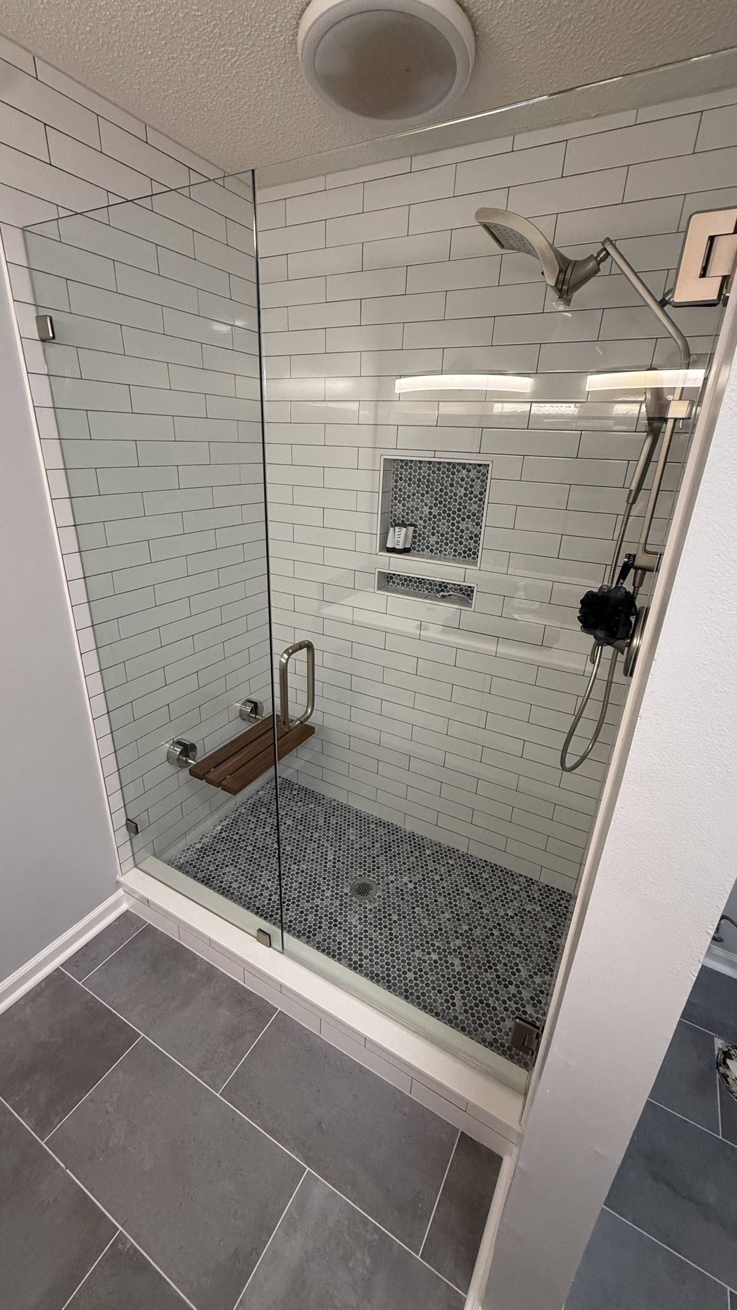 New shower